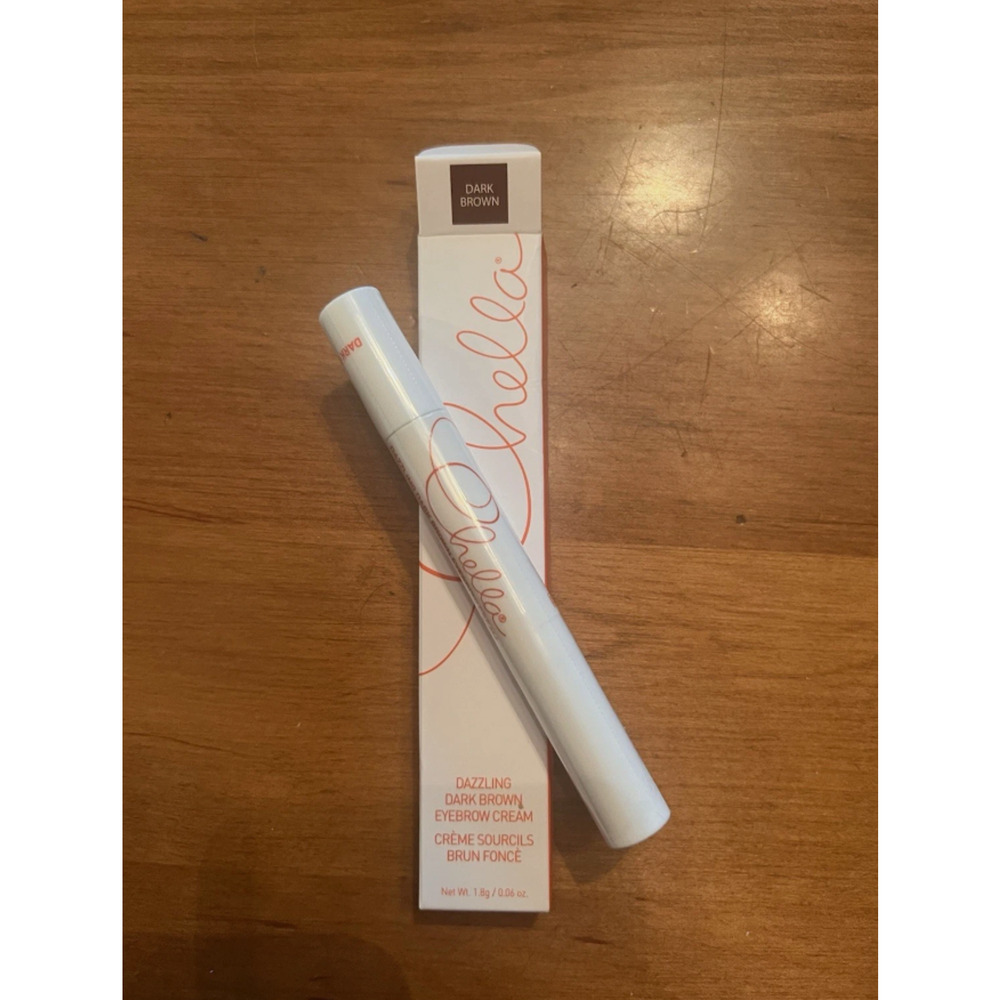 Chella Eyebrow Cream- Dazzling Dark Brown NIB